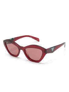 Prada Eyewear Zonnebril met cat-eye montuur - Rood
