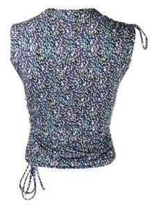 MARANT ÉTOILE Janis spot-print blouse - Blauw