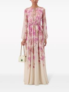 Giambattista Valli Saint-Rémy silk maxi dress - Roze