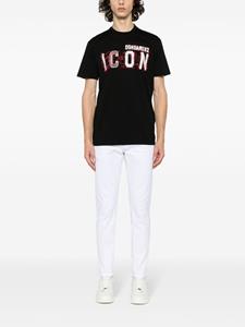 Dsquared2 Icon-print cotton T-shirt - Zwart