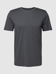 Christian Berg Men T-shirt met geribde ronde hals