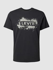 Levi's T-shirt met labelprint, model 'RELAXED BABY TAB'