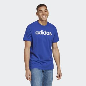 Adidas Essentials Single Jersey Linear Geborduurd Logo T-shirt