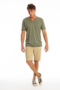 RAVENS VIEW IBIZA Herren vegan T-Shirt Eros Khaki Grün