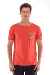 RAVENS VIEW IBIZA Herren vegan T-Shirt Eco Rebel Terracotta Orange