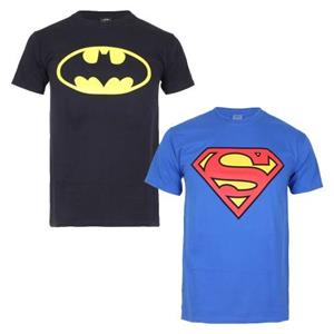 DC Comics Heren Hero Logo Katoenen T-shirt (Pak van 2)