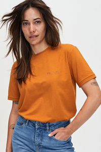 Kuyichi Damen vegan T-Shirt Brenda Inka Wüste Orange