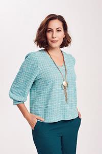 Mayerline Boxy Blouse In Tweed