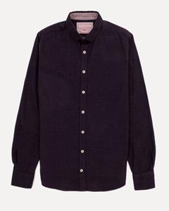 Colours&Sons  Overhemd Cashmere Blend Violet - L - Heren