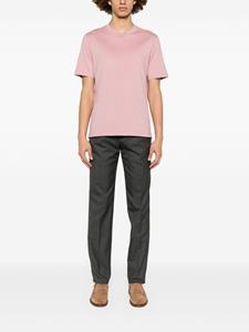 Brunello Cucinelli Katoenen T-shirt met ronde hals - Roze