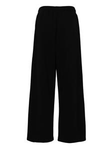 Stella McCartney straight-leg cotton trousers - Zwart