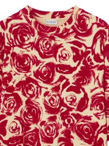 Burberry Katoenen T-shirt met print - Rood