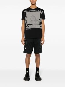 Iceberg Katoenen T-shirt met print - Zwart