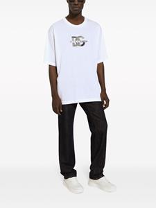 Dolce & Gabbana T-shirt met logoprint - Wit