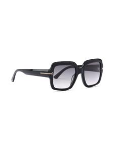 TOM FORD Eyewear Kaya oversize-frame sunglasses - Zwart