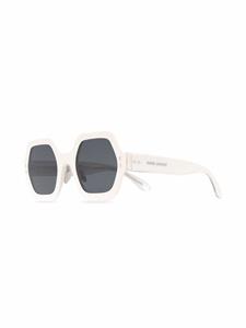 Isabel Marant Eyewear Zonnebril met oversized montuur - Wit