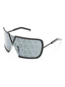 Valentino Eyewear Romask all-over lens decal sunglasses - Zwart