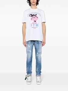 Dsquared2 Katoenen T-shirt met print - Wit