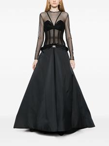 Versace Medusa '95 duchess gown - Zwart