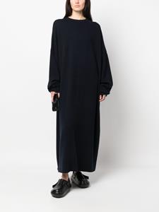Extreme cashmere Gebreide maxi-jurk - Zwart