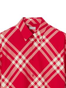 Burberry Flanellen overhemd - Rood