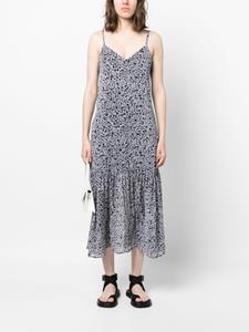 DKNY Maxi-jurk met bloemenprint - Zwart