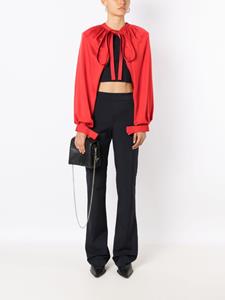 Gloria Coelho Cropped blouse - Rood