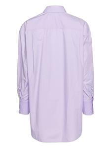 HUGO cotton poplin shirt - Paars