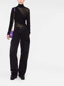 Versace High waist broek - Zwart