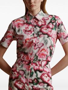 Adam Lippes Trapeze floral-print shirt - Wit