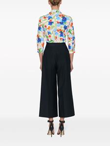 Carolina Herrera floral-print poplin shirt - Beige