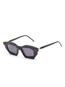 Kuboraum P14 zonnebril met geometrisch montuur - Zwart