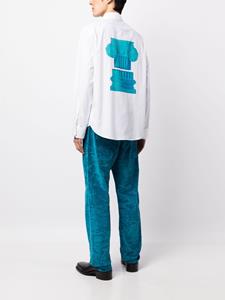 Versace Overhemd met print - Wit