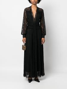 PINKO Maxi-jurk met V-hals - Zwart