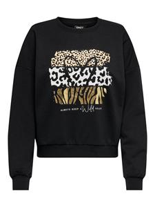 Only Female Sweaters Onlfrea L/s Wild O-neck Box Swt 15311807