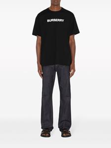 Burberry Katoenen T-shirt met logoprint - Zwart