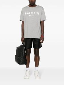 Balmain logo-print cotton T-shirt - Grijs