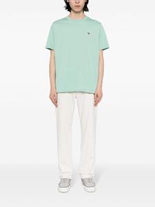 PS Paul Smith logo-embroidered cotton T-shirt - Groen