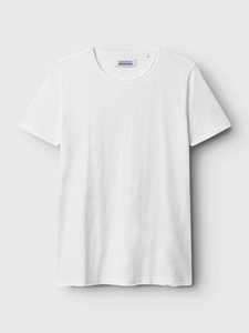 Gabba Konrad straight slub tee 003 white po10488