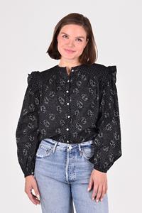 Magali Pascal blouse Angie MPAW22T17-1 zwart