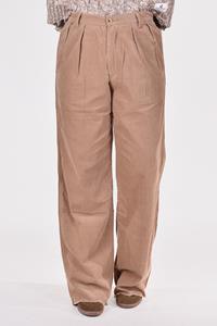 Denimist broek Blair Double Pleated Pant DSWS019-531 cognac