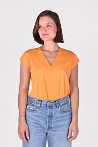 FRAME t-shirt Le Mid Rise V LWTS0826/A oranje
