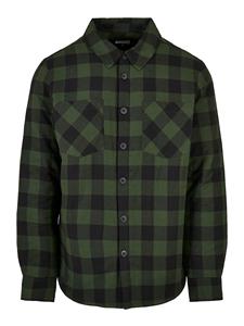 URBAN CLASSICS Langarmhemd "Herren Padded Check Flannel Shirt", (1 tlg.)