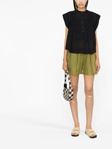 MARANT ÉTOILE Geplooide blouse - Zwart