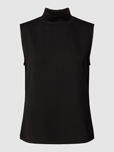 Christian Berg Woman T-shirt in mouwloos design met opstaande kraag