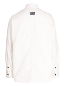 Izzue Katoenen blouse met klassieke kraag - Wit