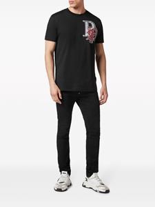 Philipp Plein T-shirt met print - Zwart