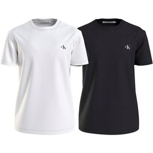 Calvin Klein T-shirt 2 PACK MONOLOGO in set van 2 (Set van 2)