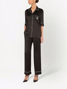 Dolce & Gabbana High waist broek - Zwart