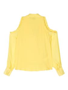 PINKO cold-shoulder blouse - Geel
